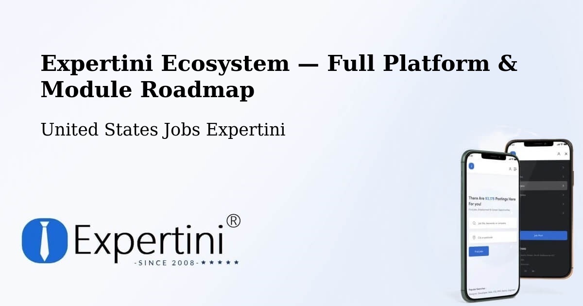 Expertini Ecosystem — Full Platform & Module Roadmap – Rockwall